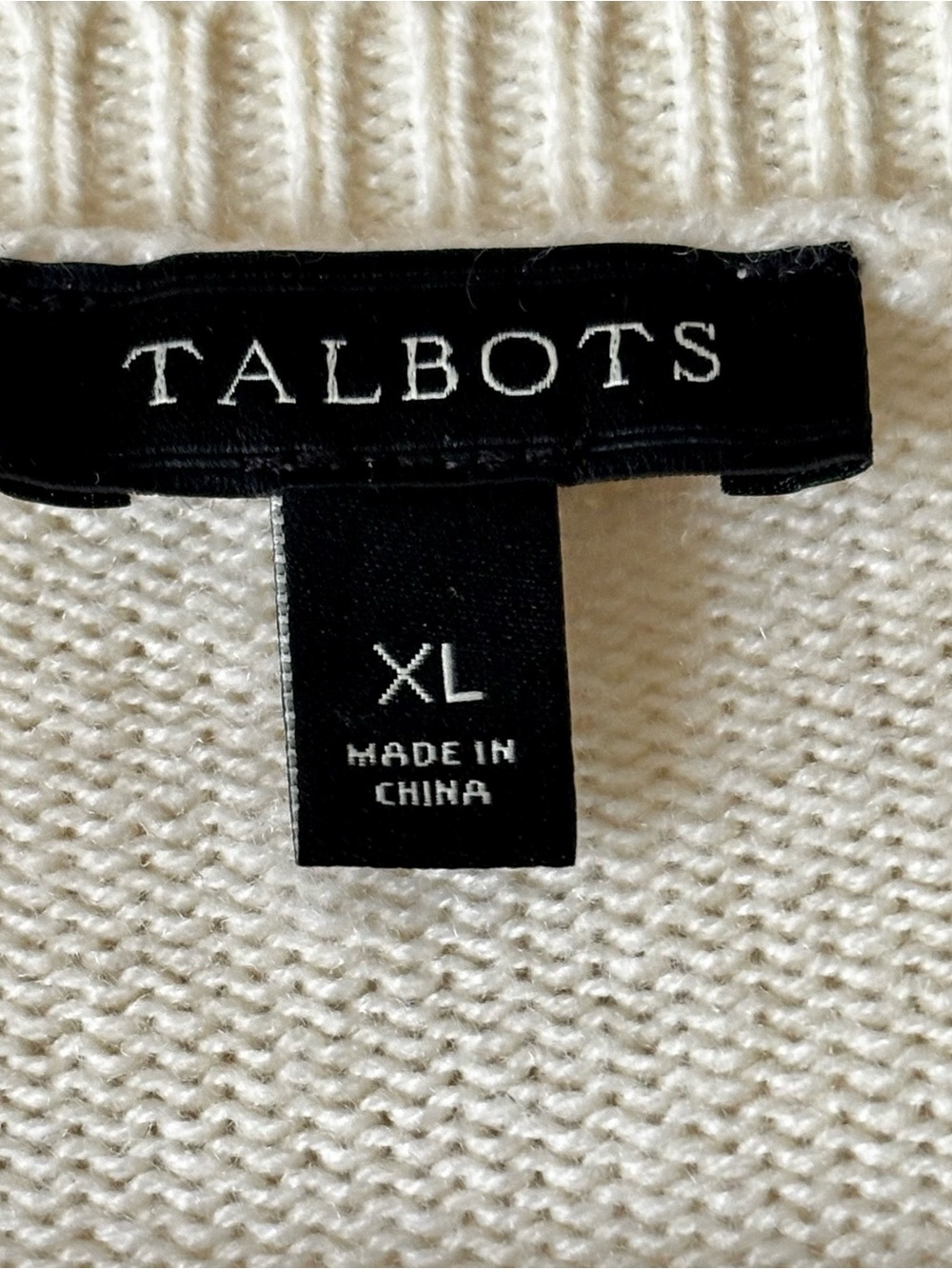 Talbots Holiday Novelty Christmas Tree Sweater Size XL - Picture 4 of 6